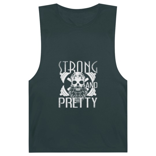 Discover Strong and Pretty Strongman Gym Vintage - Strong And Pretty - Barnard Tanks