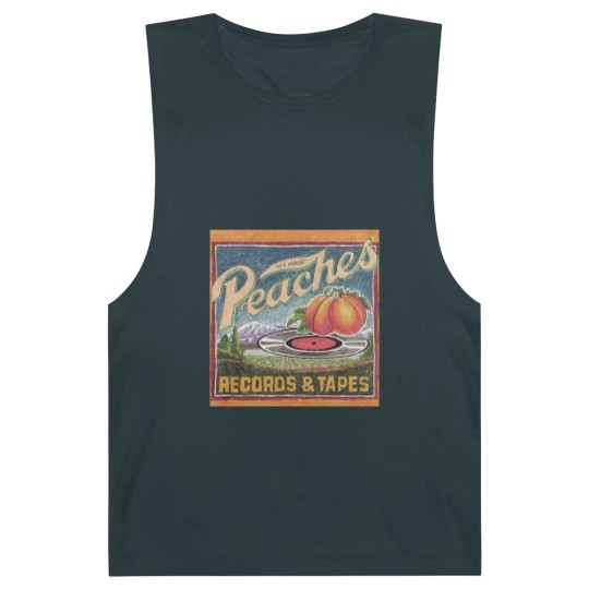 Discover Peaches Barnard Tanks Barnard Tanks Barnard Tanks Barnard Tanks Music Graphic Design Barnard Tanks Vintage Retro Art 80s 1980s Tapes and Records Unisex Barnard Tanks Gift