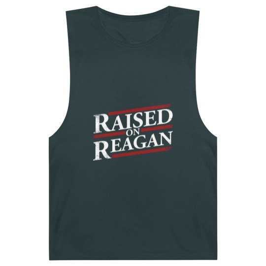 Discover Raised On Reagan 80'S Nostalgia Barnard Tanks