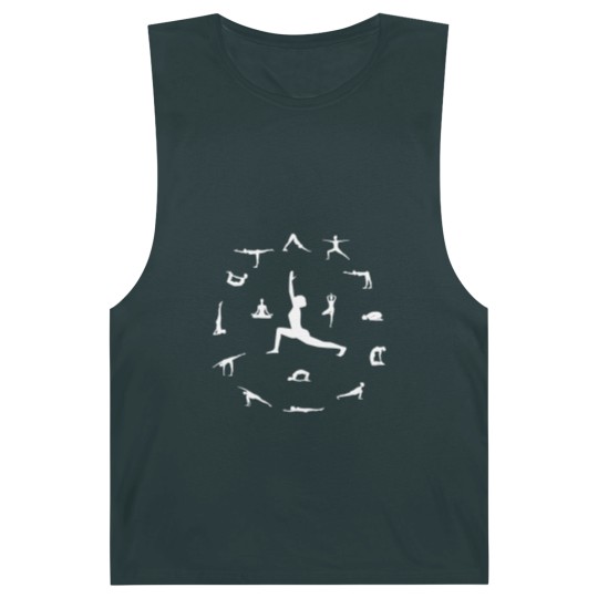 Discover Yoga poses Barnard Tanks / Yoga Gift for women / Yogi gift / Woman's men's GYM exercise Top