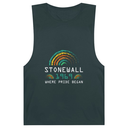 Discover Stonewall 1969 Rainbow Gay CSD 50 Years Pride Riot Barnard Tanks
