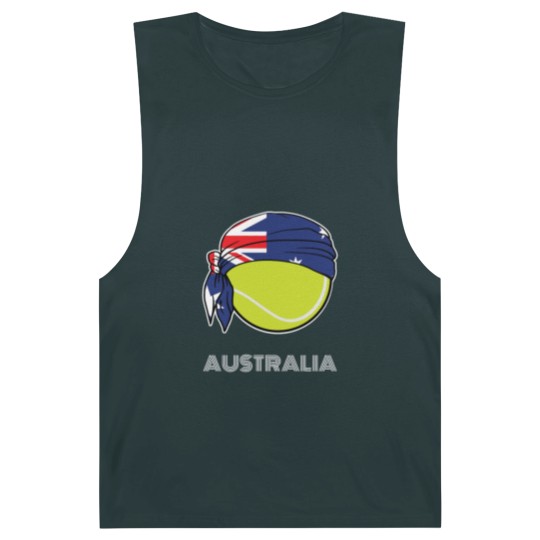 Discover Australia Mens Tennis Top for Australian players, Barnard Tanks
