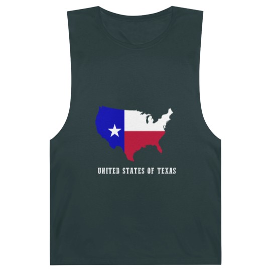 Discover United States of Texas Map or Lone Star State Fans Barnard Tanks