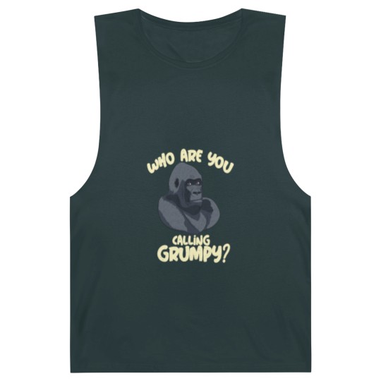 Discover grumpy gorilla monkey fear angry angry strong Barnard Tanks
