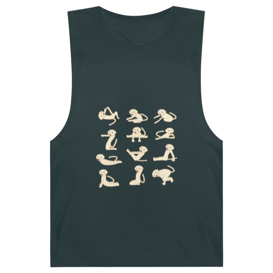 Discover Dogs doing Yoga Funny Animal Barnard Tanks Barnard Tanks
