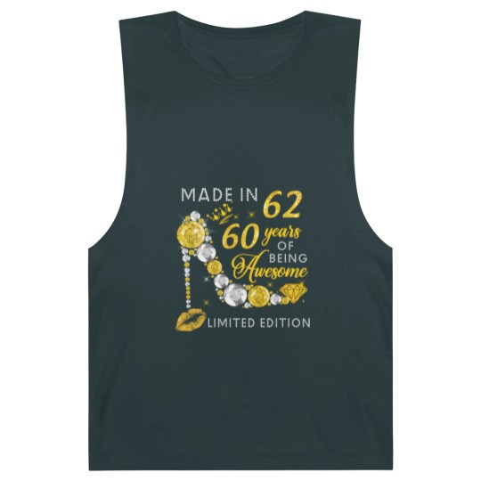 Discover Made In 1962  60 Years Of Being Awesome Jewelry Gold Sparkle - Made In 1962 - Barnard Tanks