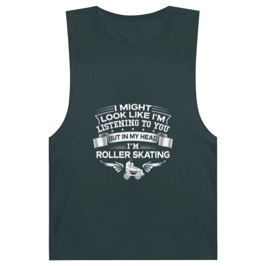 Discover Funny But In My Head I'm Roller Skating Barnard Tanks
