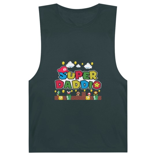 Discover Super Daddio Barnard Tanks - Funny Dad Barnard Tanks, Father's Day Barnard Tanks