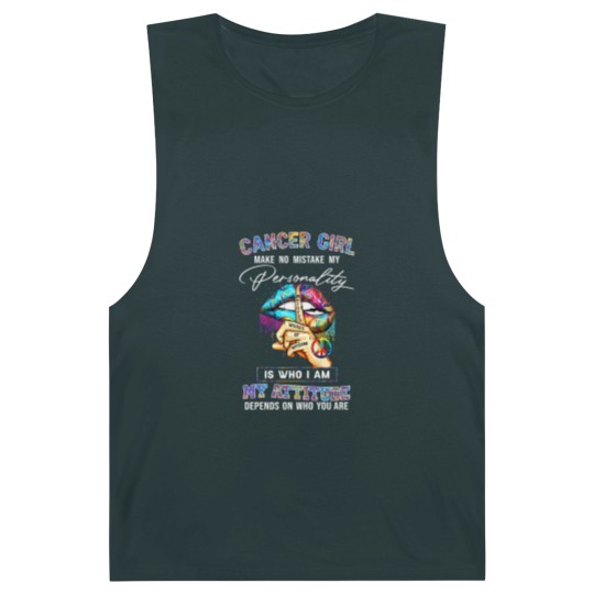 Discover Cancer Girl Make No Mistake My Personality - Zodiac Gift Birthday Gift - Barnard Tanks