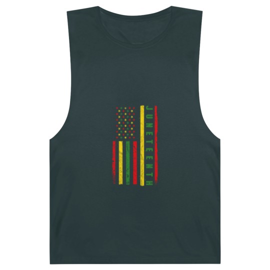 Discover Juneteenth American Flag Emancipation Melanin Black Pride Barnard Tanks
