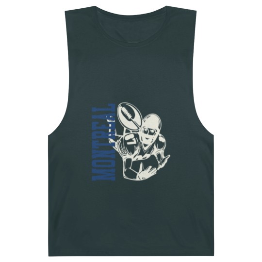 Discover Montreal Football with Player Graphic - Montreal Football - Barnard Tanks