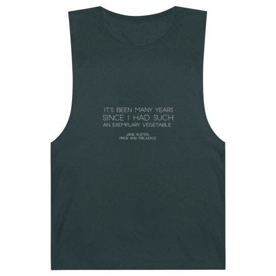 Discover "It's Been Many Years Since I Had Such An Exemplary Vegetable" - Jane Austen, Pride & Prejudice (White) - Jane Austen Quotes - Barnard Tanks