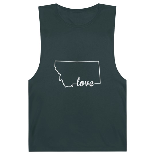 Discover Montana Love State Outline Barnard Tanks