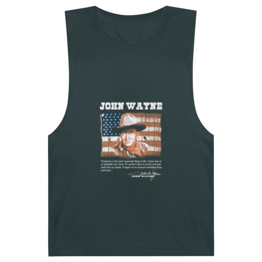 Discover John Wayne - Awesome John Wayne american flag te Barnard Tanks
