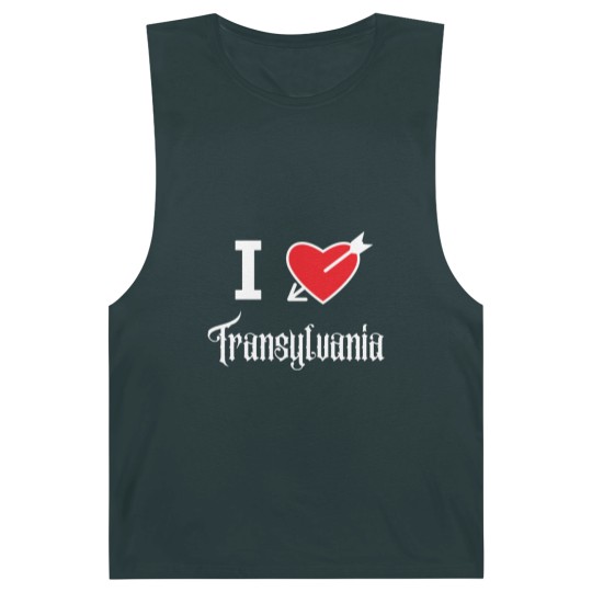 Discover I love Transylvania (white letters version) Barnard Tanks