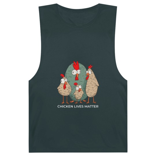 Discover CHICKEN LIVES MATTER Barnard Tanks