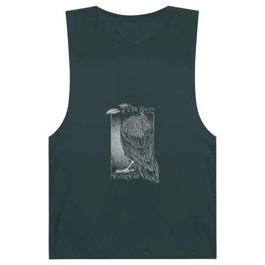 Discover Edgar Allan Poe The Raven Nevermore Distressed Barnard Tanks