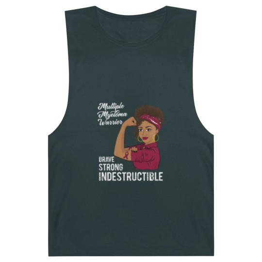 Discover Multiple Myeloma Warrior Indestructible Black Girl Awareness - Multiple Myeloma - Barnard Tanks