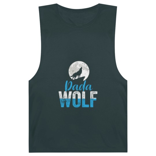 Discover Dada Wolf Funny Matching Family Father s Day Barnard Tanks