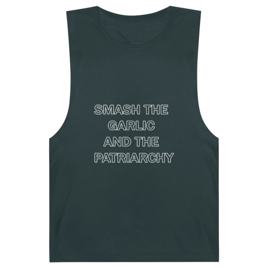 Discover Smash the Garlic and the Patriarchy Humor Barnard Tanks