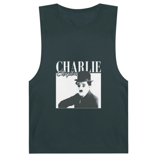 Discover Charlie Chaplin Barnard Tanks, The Tramp Fan Barnard Tanks, Charles Spencer Chaplin Vintage 90s Barnard Tanks