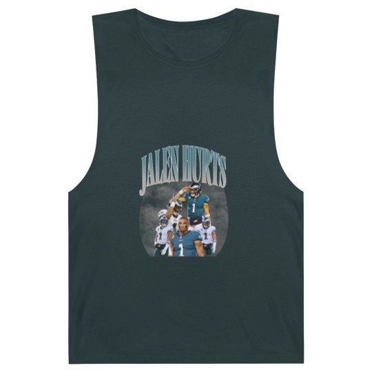 Discover 90s Vintage Inspired Jalen Hurts Barnard Tanks, Jalen Hurts Barnard Tanks, football vintage Barnard Tanks