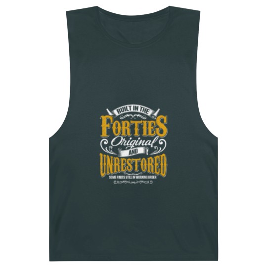 Discover Built In The 40S Forties Vintage Classic Funny 80T Barnard Tanks