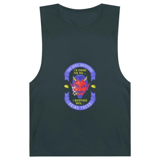 Discover Funny Latin Devil Whispered Bring Tacos Spanish Co Barnard Tanks