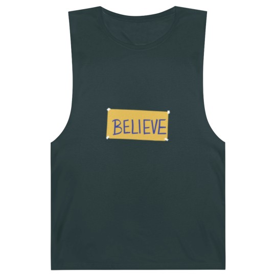 Discover Believe Barnard Tanks, Motivational Sport Barnard Tanks, Ted Lasso Believe Sign Barnard Tanks