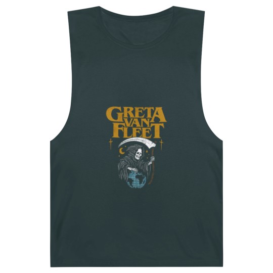 Discover Greta Van Fleet Barnard Tanks, Retro Greta Van Barnard Tanks, Dream In Gold Tour 2023 Barnard Tanks