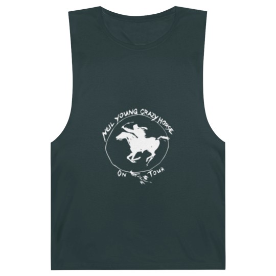 Discover Unisex // Neil Young // Crazy Horse // Short Sleeve Barnard Tanks