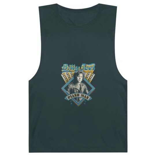 Discover Billy Joel 'Piano Man' (Black) Barnard Tanks