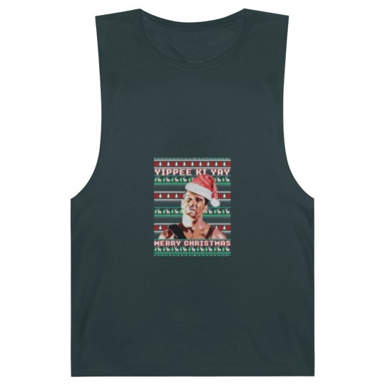 Discover Yippe Ki Yay Funny ugly sweater christmas - Ylp | Essential Barnard Tanks