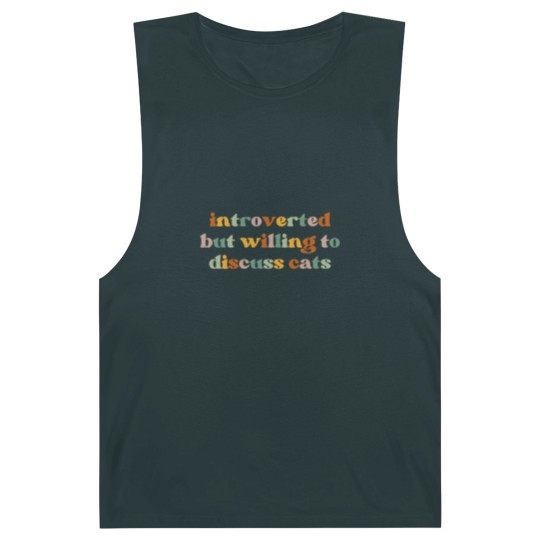Discover Introverted But Willing To Discuss Cats Cat Mom Barnard Tanks