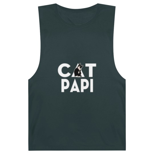Discover Men's Cat Dad Barnard Tanks for Daddy Funny Father's Day Barnard Tanks Gift PAPI - Mens Cat Dad - Barnard Tanks