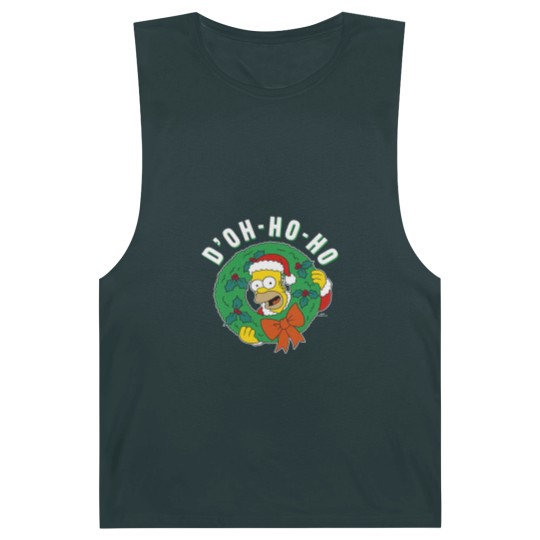 Discover The Simpsons Christmas Santa Homer D'Oh-Ho-Ho Alt Barnard Tanks