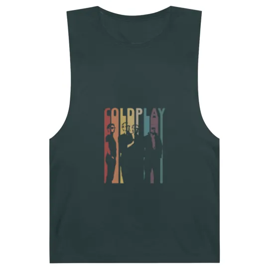 Discover Vintage Retro Coldplay Barnard Tanks, Vintage Coldplay Barnard Tanks, Coldplay Gift, Retro Gift Barnard Tanks