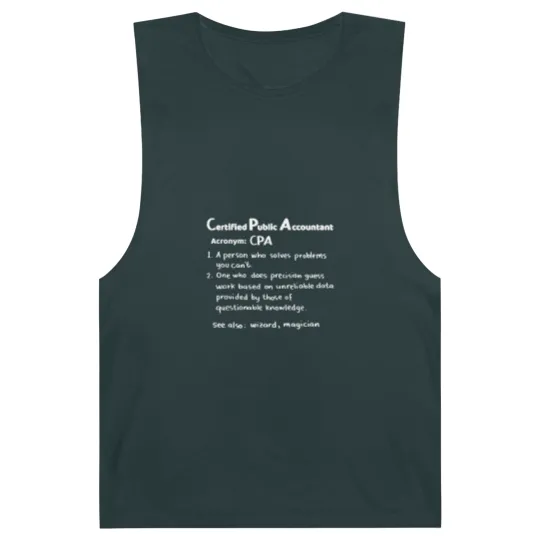 Discover CPA Funny Accountant Gift Idea Barnard Tanks