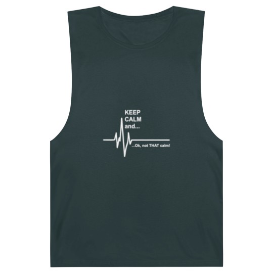 Discover Keep Calm and Not That Calm Funny Barnard Tanks