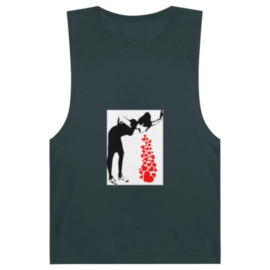 Discover Lovesick Street Art By Banksy - Street Art Work Graffiti - Artwork Design For Women Men Kids Poste Barnard Tanks