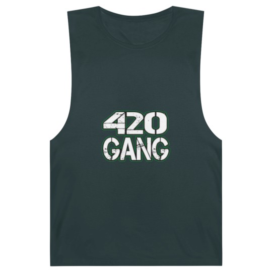Discover 420 Gang Marijuanaa Gift 420 Gang Marijuanaa Gift Barnard Tanks