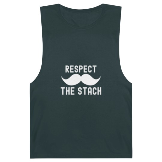 Discover funny mustache respect the stache t Barnard Tanks
