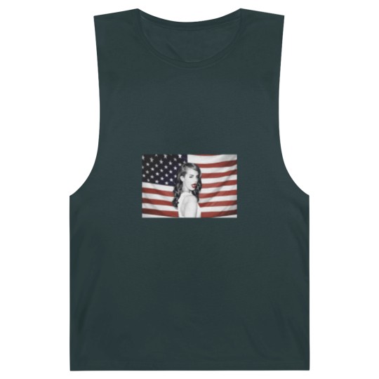 Discover Lana Del Rey American Flag Hipster Dope Mens Barnard Tanks