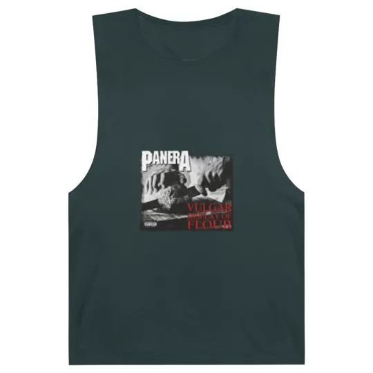 Discover PANERA Vulgar Display Of FLOUR Metal Band Parody Spoof Mayhem Skull Barnard Tanks