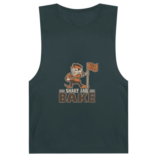Discover Shake and Bake - Baker Mayfield - Flag Plant - Clevel nd Browns Inspired Barnard Tanks