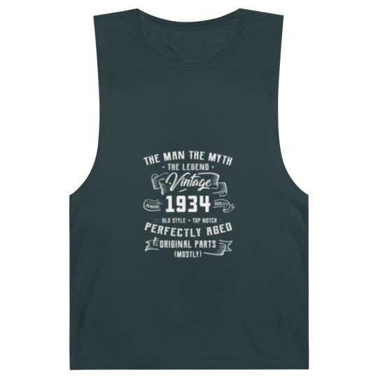 Discover Man Myth Legend 1934 89th Birthday Barnard Tanks For 89 Years Old Barnard Tanks