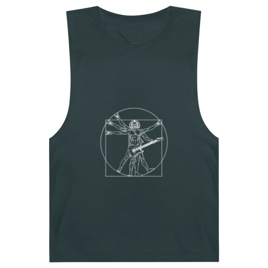 Discover Vitruvian Man Guitar Music Player Da Vinci Barnard Tanks
