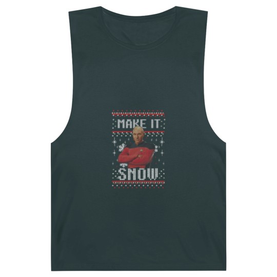 Discover Next Picard Make It Snow Ugly Sweater Christmas Birthday Barnard Tanks