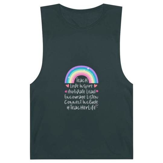 Discover Teacher Life Barnard Tanks, Teacher Gift, Teacher Barnard Tanks, Elementary School Teacher Barnard Tanks, Preschool Teacher, Gift for Teacher - Teacher Life - Barnard Tanks
