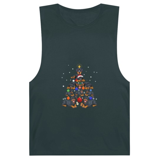 Discover Funny Christmas Rottweiler Dog Barnard Tanks , Rottweiler Dog